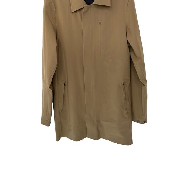 Lululemon Men’s Casual Khaki Drivers Coat Small Water Repellent Outdoor Casual - Picture 6 of 12